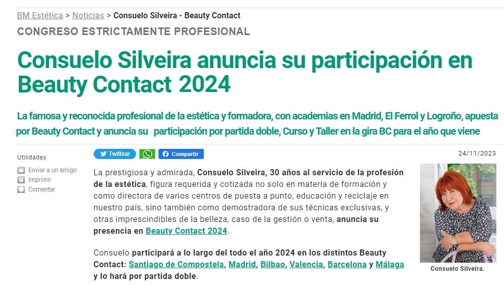 Consuelo y Beauty Contact 2024
